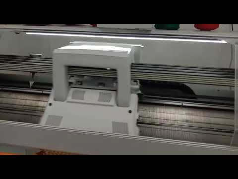 Computerized flat knitting machine