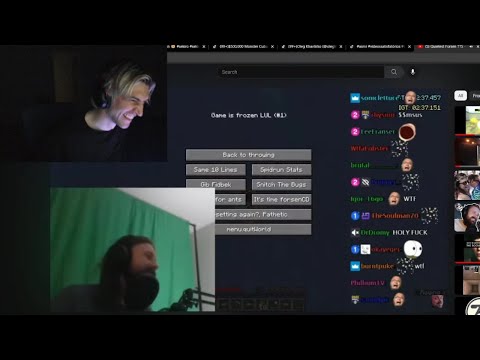 xQc dies laughing at the quietest Forsen TTS
