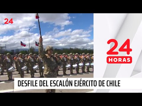 Desfile del escalón Ejército de Chile en la Gran Parada Militar 2024 | 24 Horas TVN Chile