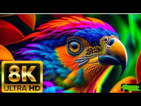 UNIQUE ANIMALS COLLECTION - 8K (60FPS) ULTRA HD - With Nature Sounds (Colorfully Dynamic)