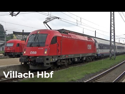 Osterreichisch Züge Vlog #90 - Villach Hbf 14.06.2023