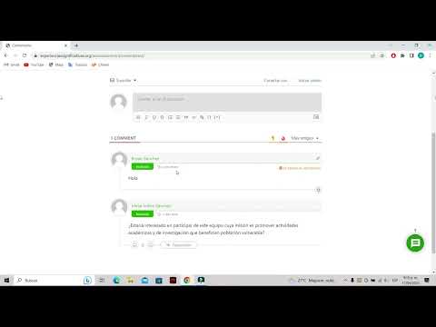 ¿Cómo escribir un comentario?