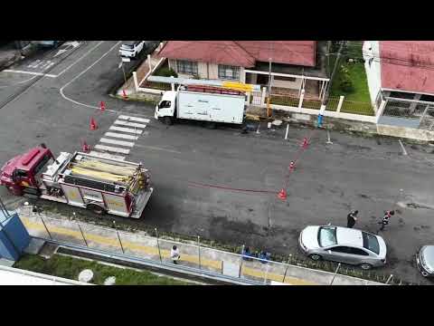 San Rafael de Oreamuno Cartago, trabajador recibe descarga eléctrica, 9-10-26.