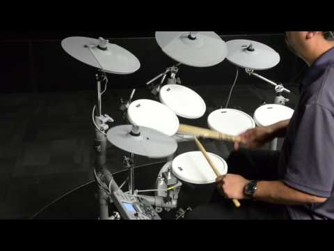 KAT Percussion KT2 5-Piece Advanced Electronic Drum Set 2010s - White (broken kick drum) image 8