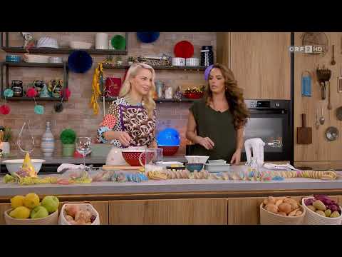 Silvia Kocht - Petra Frey - Backofen-Hähnchen auf Gemüse und Kartoffeln -  Joghurtfruchtcreme