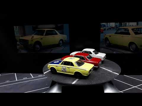 Thumbnail for 1/64compare Toyota 1600GT RT55 M 1967 by Konami vs Dydo , diecast model review by Toyota 1600GT