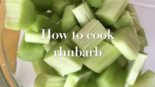 How to cook Rhubarb, a delicious dessert