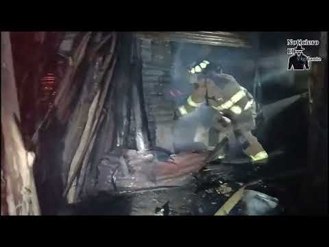 Incendio destruye granja en El Jícaro, El Progreso