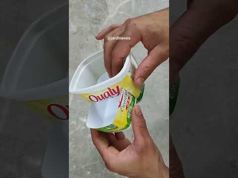 #diy - Reaproveitando POTES DE MARGARINA! #jardinaveis #façavocêmesmo #suculentas #diys #reciclagem