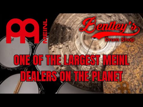 Bentley's Drum Shop has EVERY MEINL Cymbal In-Stock PLUS A Store Tour!