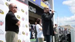 Eric Lee Beddingfield sings our National Anthem at Pocono