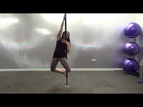 How to pole - Front Hook to Back Hook Spin - Pole Dance