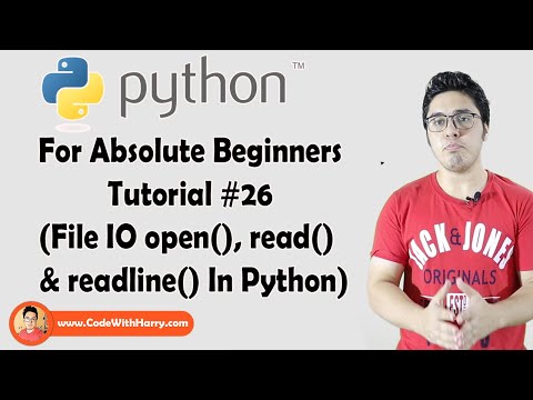 Open Read Readline For Reading File | Python Tutorials For Absolute Beginners In Hindi 26