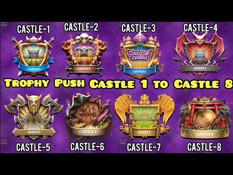 Castle 1 To Castle 9 Journey! 🔥 All Castle Reaching Gameplay - Castle Crush