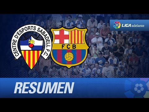 Resumen de CE Sabadell (1-4) FC Barcelona B