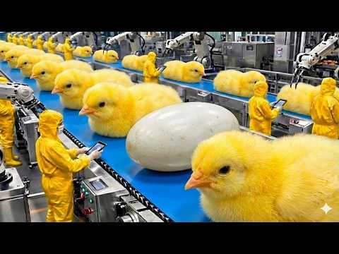 Inside a Mega Chicken Factory Egg Incubation to Broiler Production Full Process
