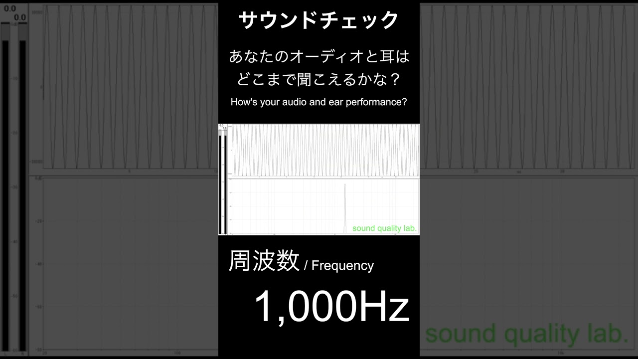 (ショート版) あなたの耳はどれくらい聴こえますか？