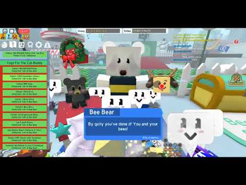 Completing Bee Bears 15th Quest And Getting My First Ever Cub Buddy | Roblox