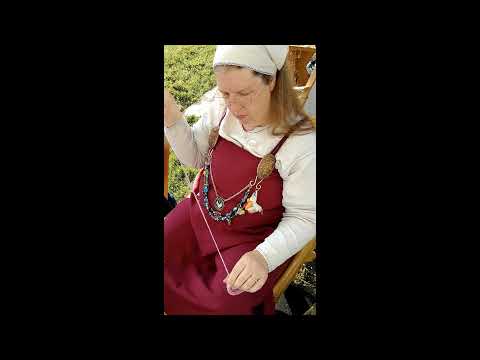 Nalbinding demonstration 2018