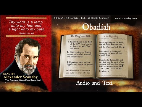 31 | The Book of Obadiah with, TEXT AND AUDIO, by Alexander Scourby.