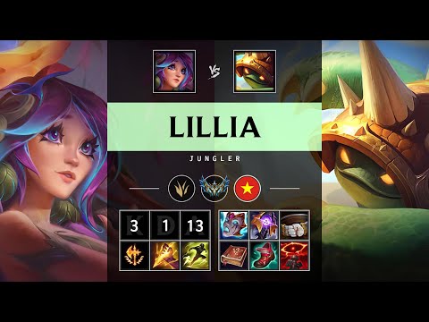 Lillia Jungle vs Rammus - VN Challenger Patch 25.10