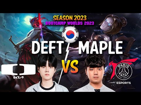 DK Deft vs PSG Maple - Deft YONE vs Maple ORIANNA Mid - Patch 13.19 KR Ranked