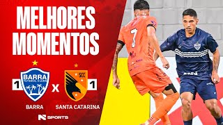 BARRA 1X1 SANTA CATARINA | MELHORES MOMENTOS | CAMPEONATO CATARINENSE 2026
