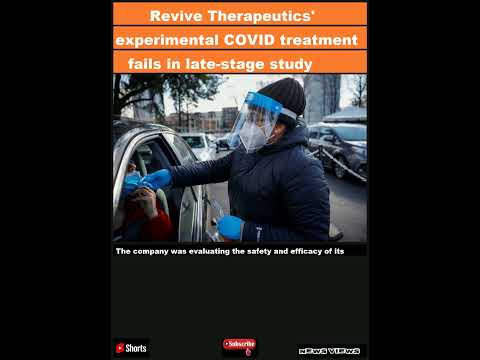Revive Therapeutics' experimental COVID treatment fails in late-stage study|#shorts