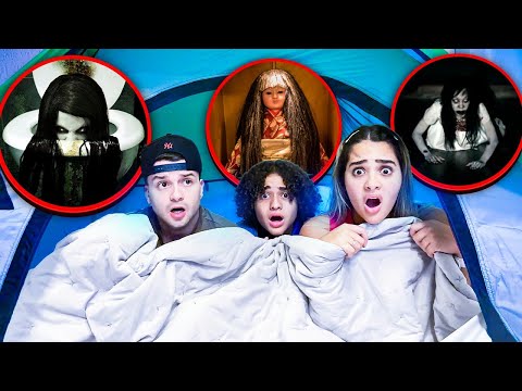 PASSAMOS A NOITE NA CABANA E ALGO ASSUSTADOR ACONTECEU !!! ( Parte 1 )