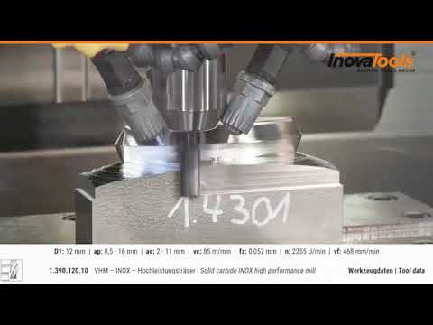 InovaTools / 1 390 120 10 mill / 845 060 00 drill / 736 120 00 finish