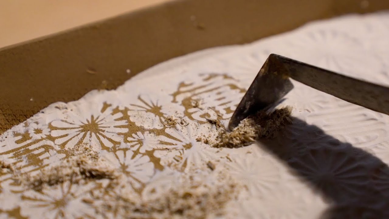 壽紋八角皿をつくる - 陶芸