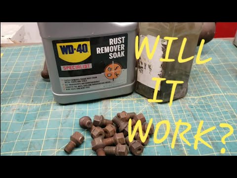 WD-40 RUST REMOVER SOAK REVIEW