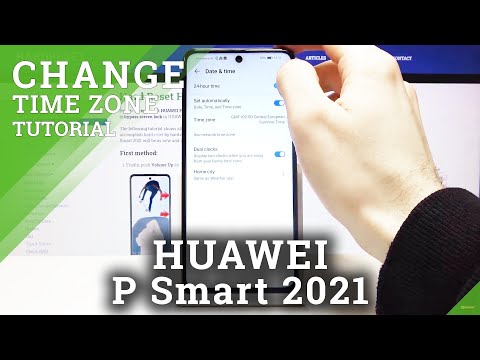 How to Set Up Date on HUAWEI P Smart 2021-  Date & Time Settings