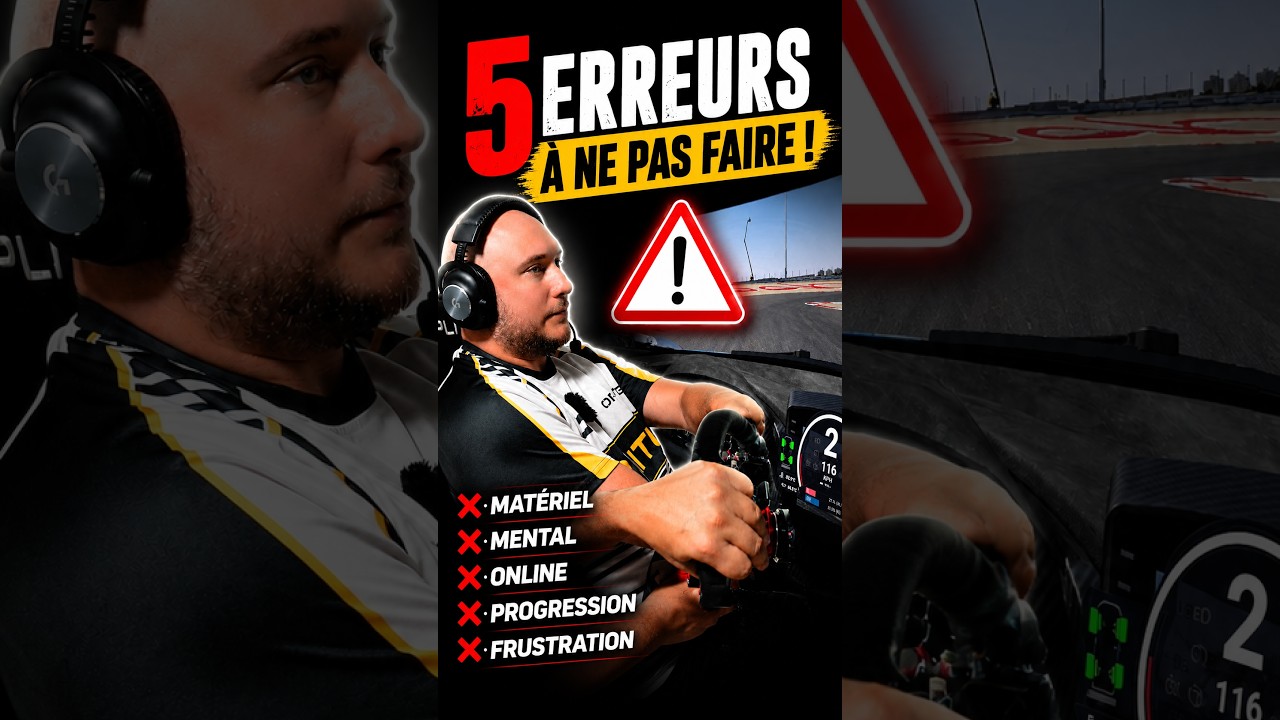 Un des problèmes du #multijoueur en #simracing