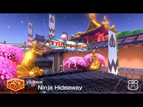 Mario Kart 8 Deluxe Tour Ninja Hideaway Gameplay