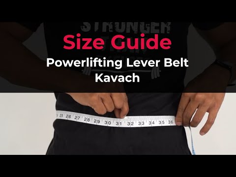 Powerlifting Lever Belt Size Guide - Kavach 10mm & 13mm | BullrocK