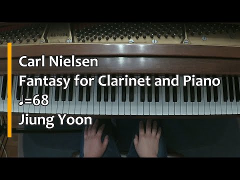 Piano Part- Nielsen, Fantasy for Clarinet and Piano, ♩=68