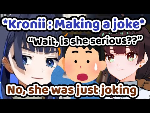 Sally Talked About How People IRL Don't Know if Kronii Was Joking or Not When Talking