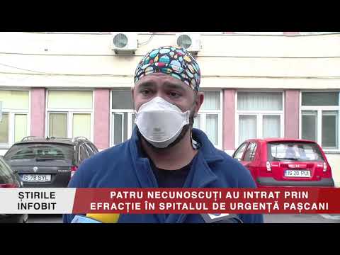 PATRU NECUNOSCUȚI AU INTRAT PRIN EFRACȚIE ÎN SPITALUL DE URGENȚĂ PAȘCANI