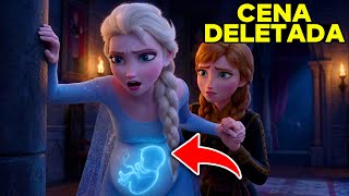 Vocês Já Viram a Cena DELETADA da Elsa?! 😱❄️ 20 Detalhes que Você PERDEU em Frozen