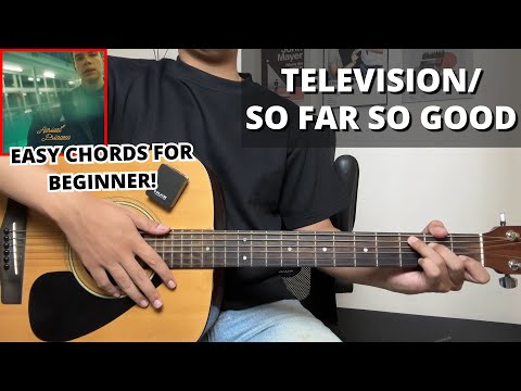 Television/So Far So Good - Rex Orange County (Guitar Tutorial) No Capo! Easy Chords For Beginner!