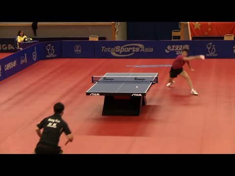 THE LEGEND WANG LIQIN PLAYS  FANTASTIC TABLE TENNIS! (EXPLOSIVE FOREHANDS)