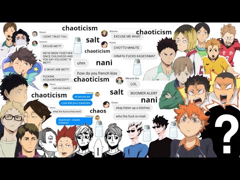 haikyuu texts- who invaded the chaotic squad gc? [20K Special]