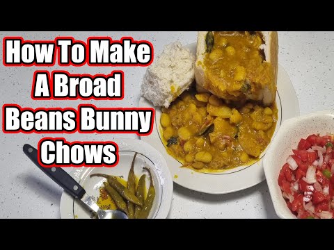 How To Make A Broad Beans Curry For Beans Bunny Chows