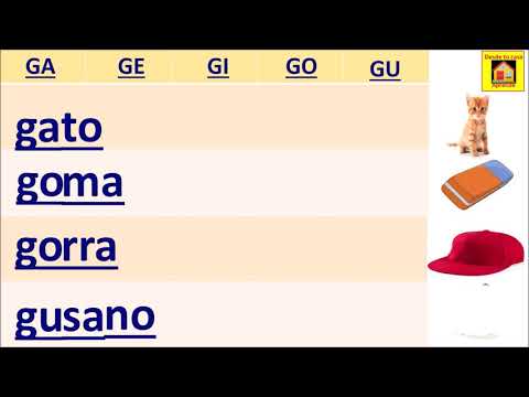 |Desde tu casa Aprende| Aprendiendo a leer con la letra G | Inicial-Preescolar|