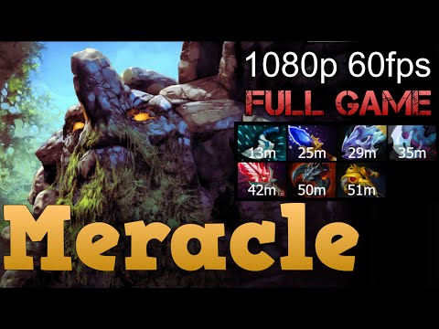 Meracle Tiny #1: How to play Tiny with aghanim Dota 2. Full game.