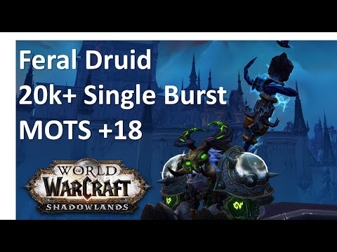 How to MOTS as a Feral Druid, 20k+ single target burst showcase