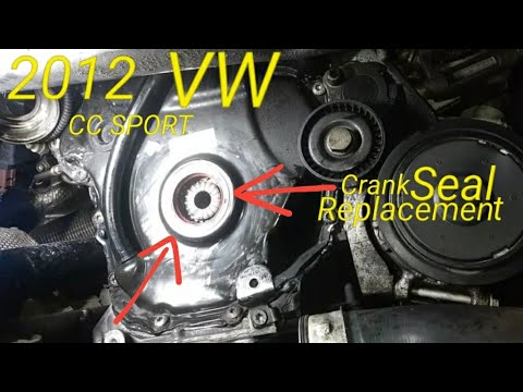 Front crank seal replacement VW CC SPORT 2.0T