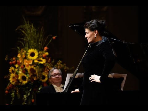 Verleihung Hugo-Wolf-Medaille 2017 / award ceremony / Liedmatinee Anja Harteros & Wolfram Rieger