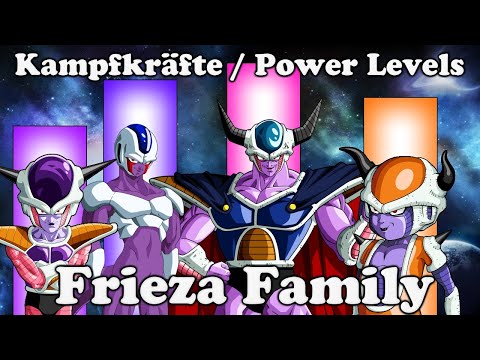 Frieza Family Kampfkräfte / Power Levels Dragonball Z